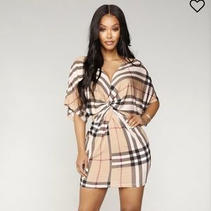 Knot Who I Thought You Were Dress - Taupe